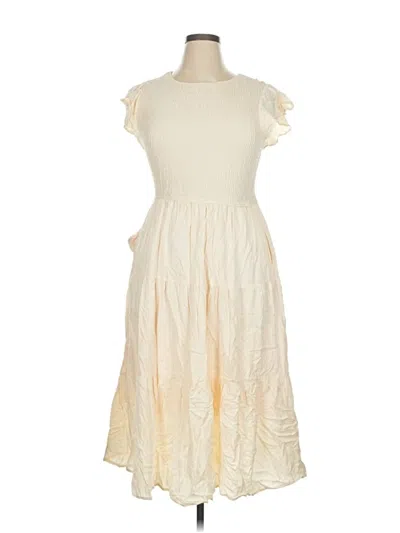 Pre-owned Zesica Casual Dress In White