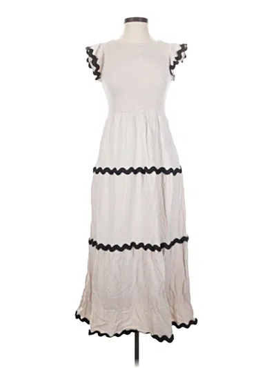 Pre-owned Zesica Casual Dress In White