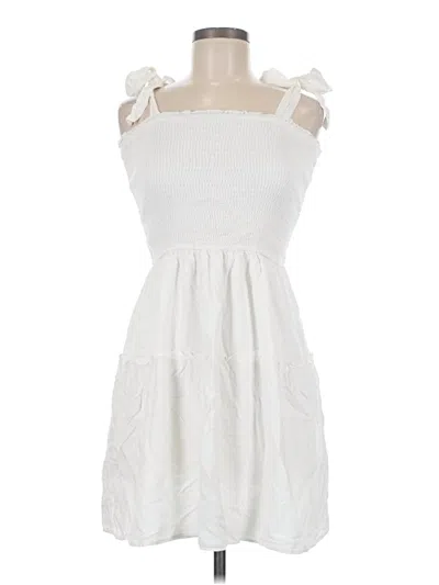Pre-owned Zesica Casual Dress In White