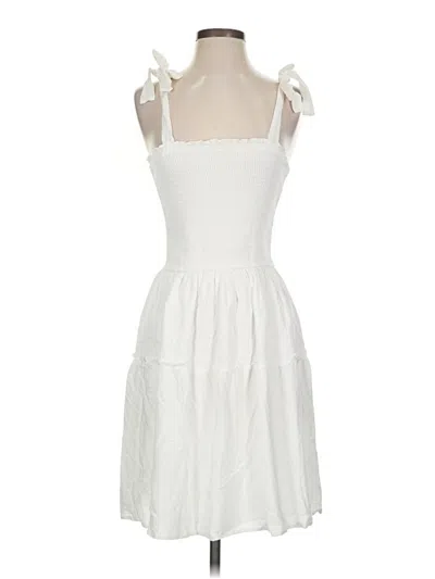 Pre-owned Zesica Casual Dress In White