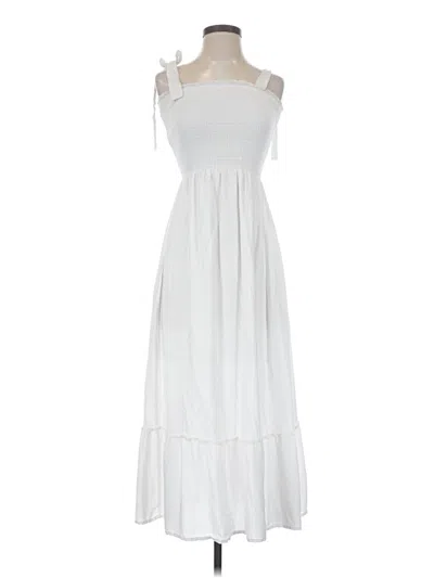 Pre-owned Zesica Casual Dress In White