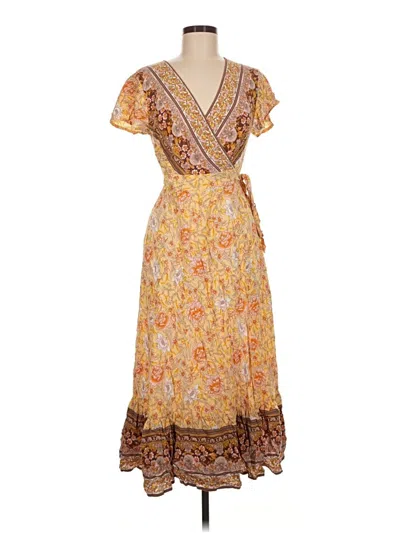 Pre-owned Zesica Casual Dress In Yellow