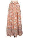 Zesica Casual Skirt In Orange