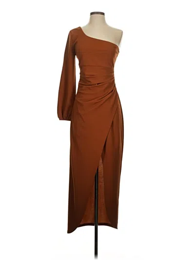 Pre-owned Zesica Cocktail Dress In Brown