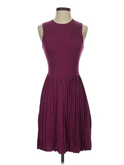 Pre-owned Zesica Cocktail Dress In Burgundy
