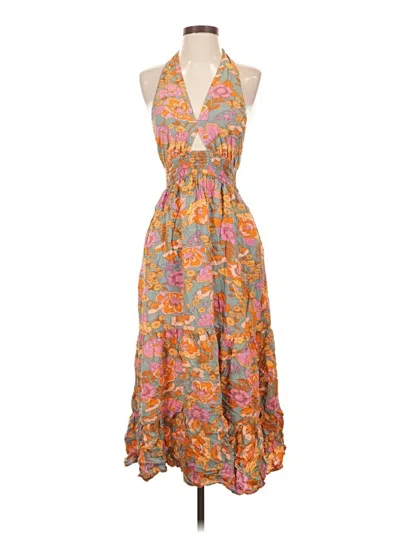 Pre-owned Zesica Cocktail Dress In Orange