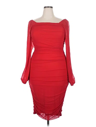 Pre-owned Zesica Cocktail Dress In Red