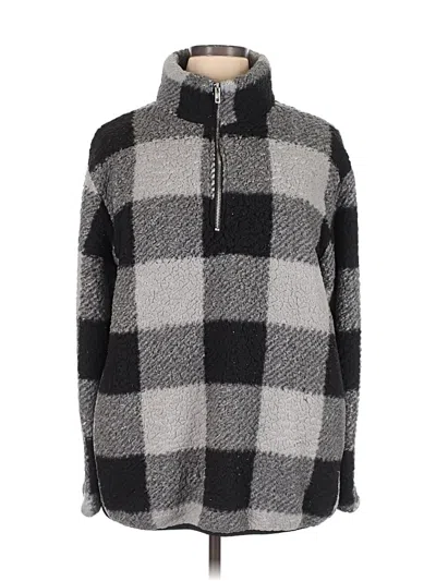 Pre-owned Zesica Fleece Jacket In Gray