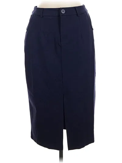Pre-owned Zesica Formal Skirt In Blue