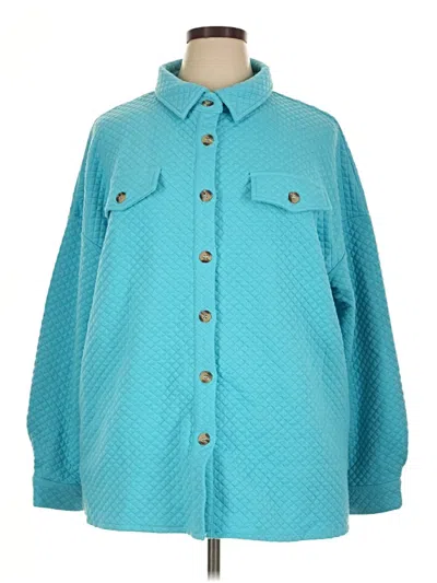 Pre-owned Zesica Jacket In Teal