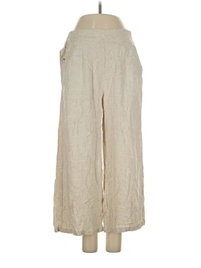 Pre-owned Zesica Linen Pants In Brown