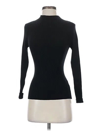 Pre-owned Zesica Long Sleeve Top Black Turtleneck Tops