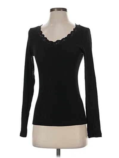 Pre-owned Zesica Long Sleeve T-shirt In Black
