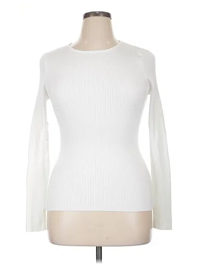 Pre-owned Zesica Long Sleeve T-shirt In Ivory