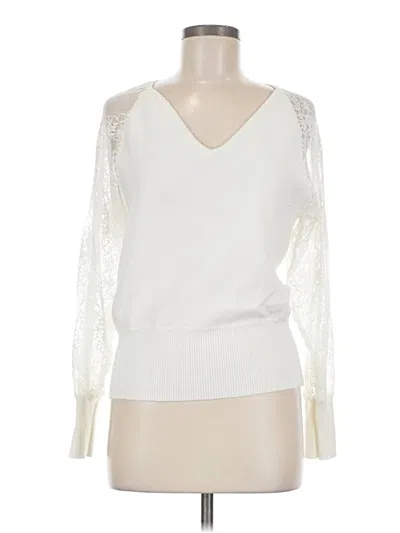 Pre-owned Zesica Long Sleeve T-shirt In Ivory