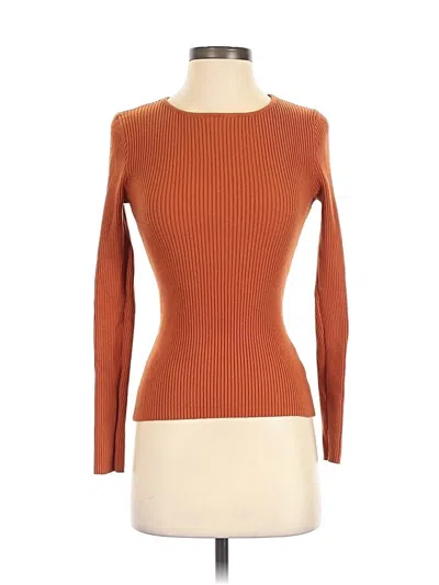 Pre-owned Zesica Long Sleeve T-shirt In Orange