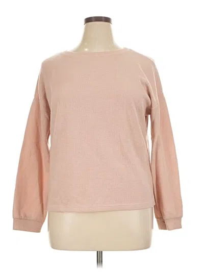 Pre-owned Zesica Long Sleeve T-shirt In Tan