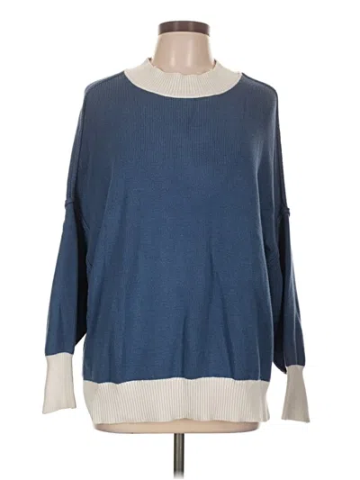 Pre-owned Zesica Pullover Sweater In Blue