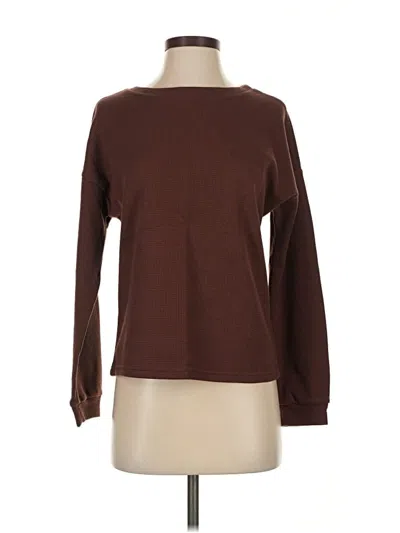 Pre-owned Zesica Pullover Sweater In Brown