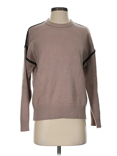 Pre-owned Zesica Pullover Sweater In Brown