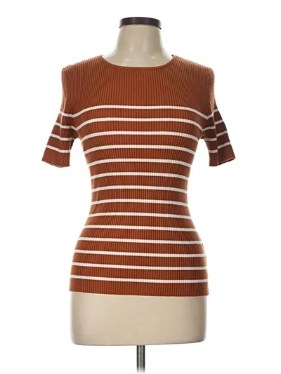 Pre-owned Zesica Pullover Sweater In Brown