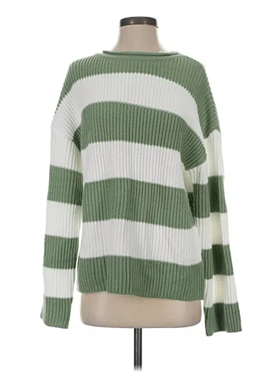 Pre-owned Zesica Pullover Sweater In Green
