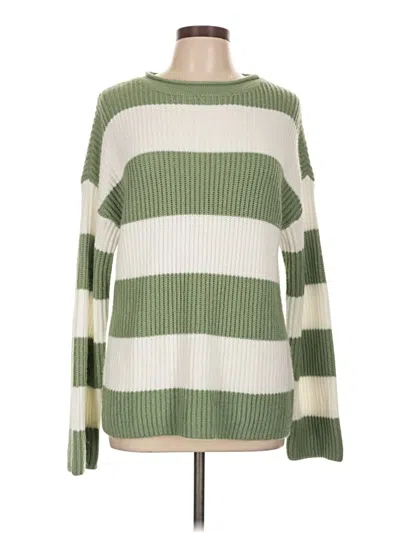 Pre-owned Zesica Pullover Sweater In Green