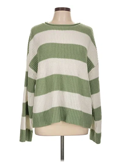 Pre-owned Zesica Pullover Sweater In Green