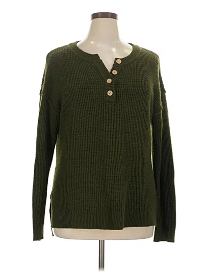 Pre-owned Zesica Pullover Sweater In Green