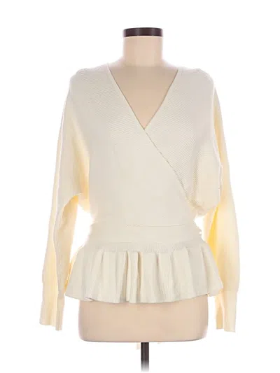 Pre-owned Zesica Pullover Sweater In Ivory