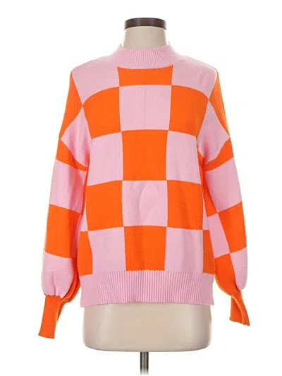 Pre-owned Zesica Pullover Sweater In Orange