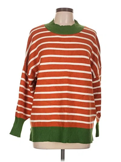 Pre-owned Zesica Pullover Sweater In Orange