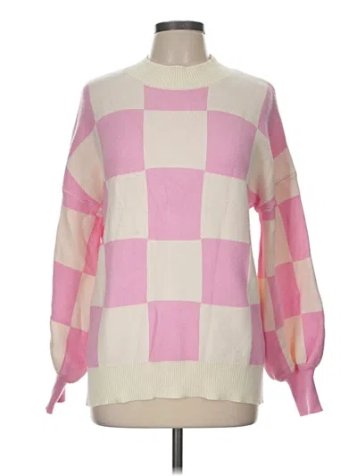 Pre-owned Zesica Pullover Sweater In Pink