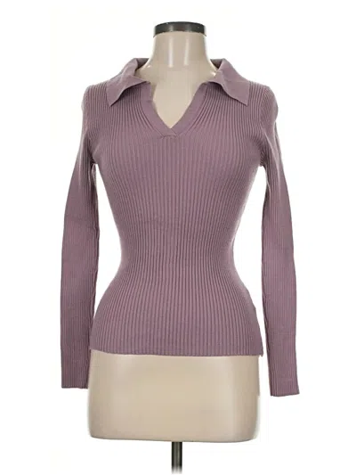 Pre-owned Zesica Pullover Sweater In Purple