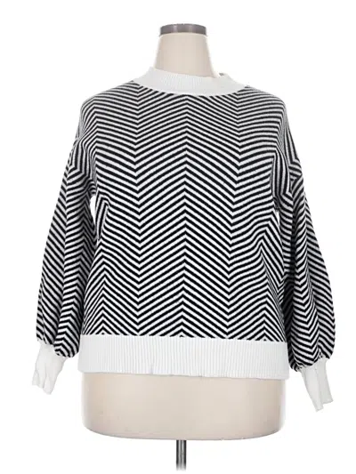 Pre-owned Zesica Pullover Sweater In Silver