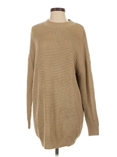 Pre-owned Zesica Pullover Sweater In Tan