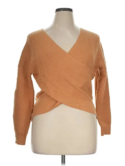 Pre-owned Zesica Pullover Sweater In Tan