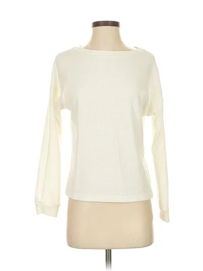 Pre-owned Zesica Pullover Sweater In White