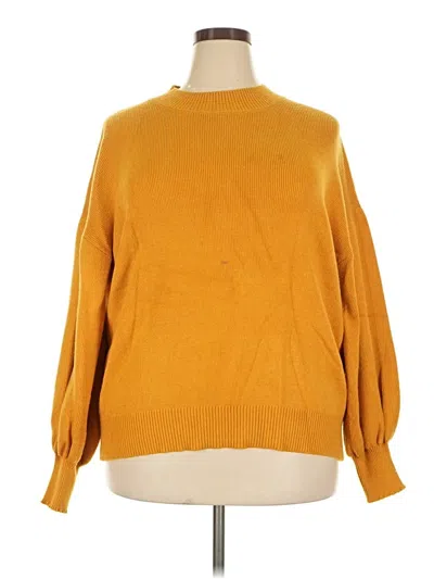Pre-owned Zesica Pullover Sweater In Yellow