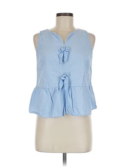 Pre-owned Zesica Sleeveless Blouse In Blue