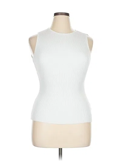 Pre-owned Zesica Sleeveless T-shirt In White