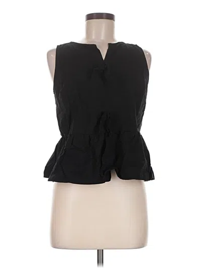 Pre-owned Zesica Sleeveless T-shirt In Black
