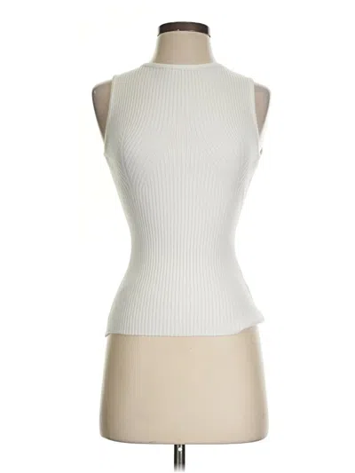 Pre-owned Zesica Sleeveless T-shirt In White