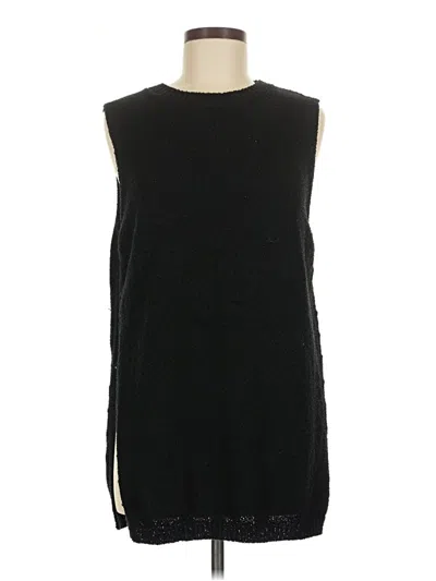 Pre-owned Zesica Sweater Vest In Black