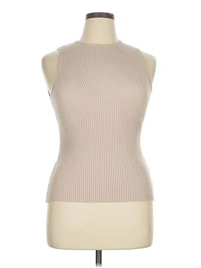 Pre-owned Zesica Sweater Vest In Brown