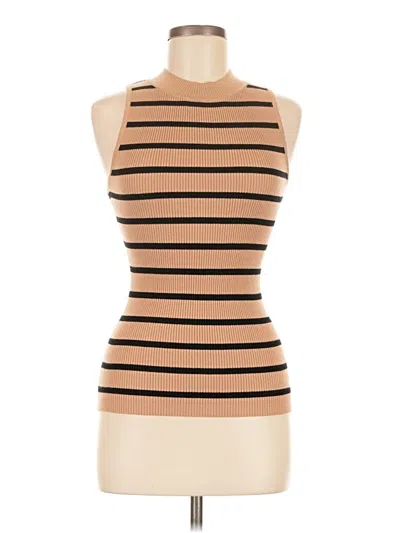 Pre-owned Zesica Sweater Vest In Brown