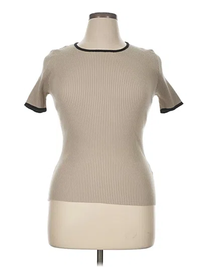 Pre-owned Zesica Sweater Vest In Brown