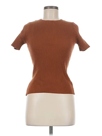 Pre-owned Zesica Sweater Vest In Brown