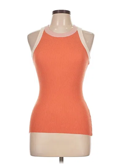 Pre-owned Zesica Sweater Vest In Orange