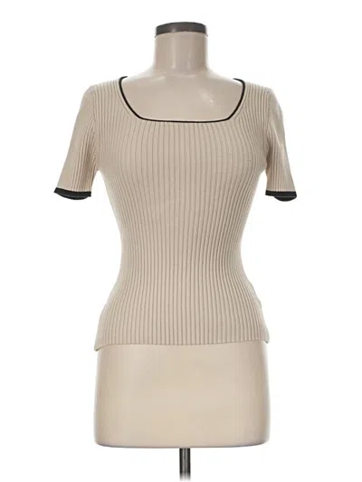 Pre-owned Zesica Sweater Vest In Tan